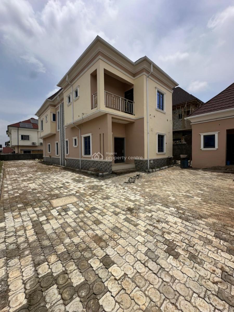 Newly Built 4 Bedroom Fully Detached Duplex with Bq, Gwarinpa Extension, Gwarinpa, Abuja, Detached Duplex for Rent