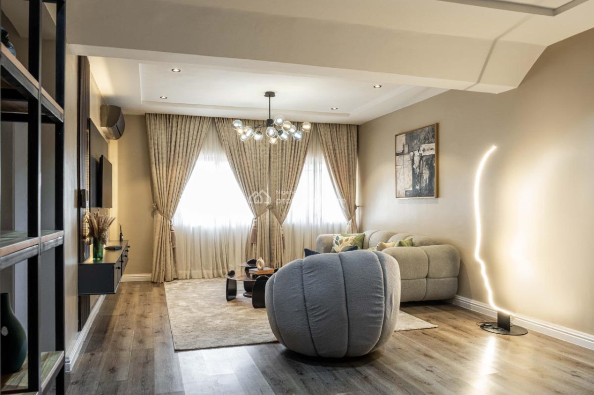 G. Residence Executive Three Bedrooms Apartment ( Nettle), Sda Court, Banana Island, Ikoyi, Lagos, Flat / Apartment Short Let