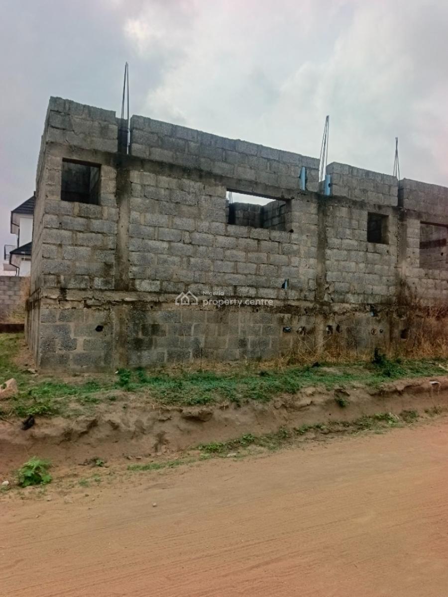 5 Bedroom Fully Detached Duplex Carcass, Sabon Lugbe, Lugbe District, Abuja, Detached Duplex for Sale