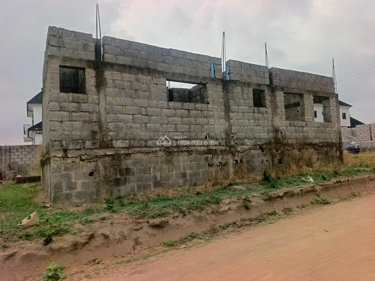 5 Bedroom Fully Detached Duplex Carcass, Sabon Lugbe, Lugbe District, Abuja, Detached Duplex for Sale