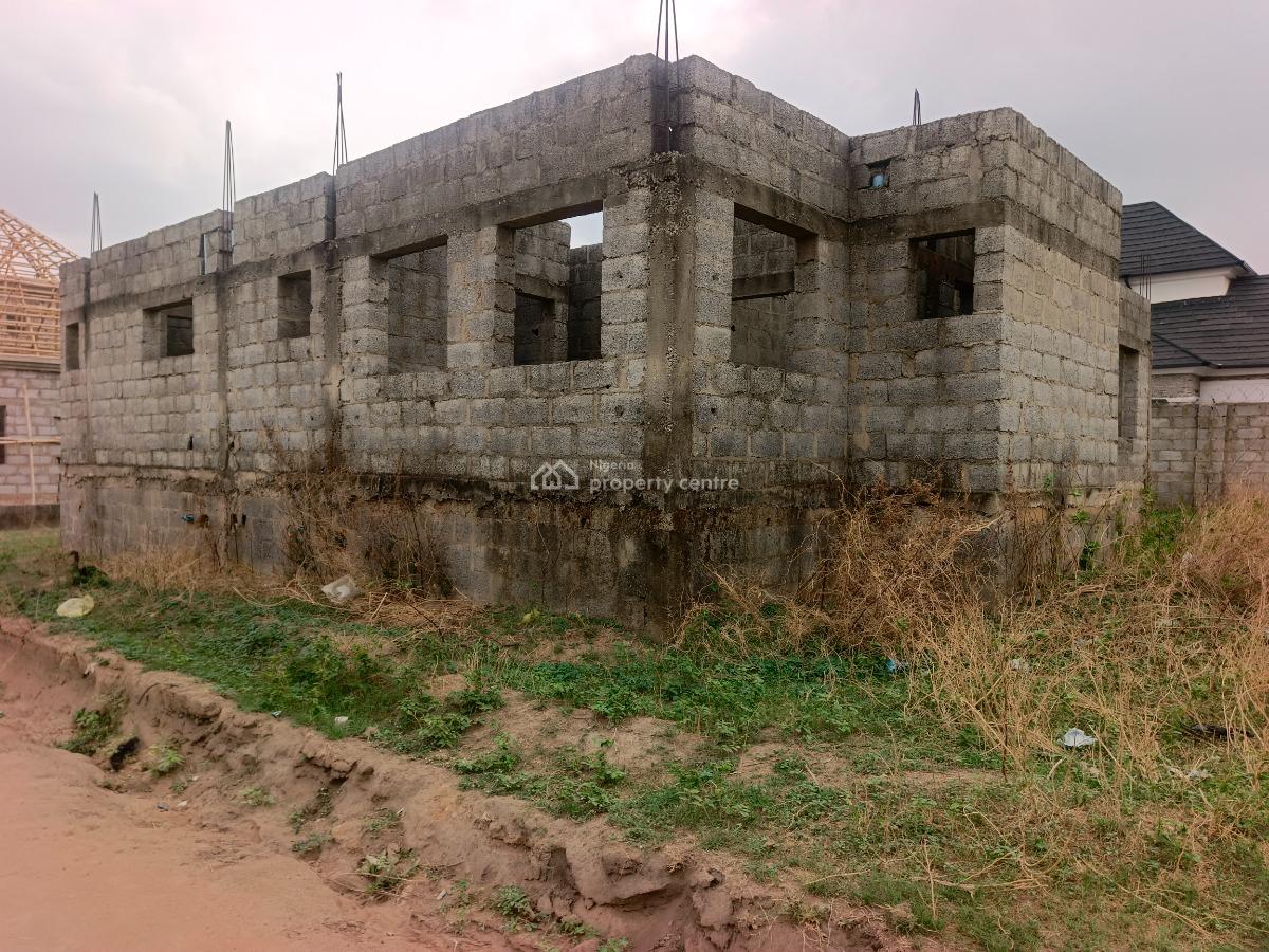 5 Bedroom Fully Detached Duplex Carcass, Sabon Lugbe, Lugbe District, Abuja, Detached Duplex for Sale