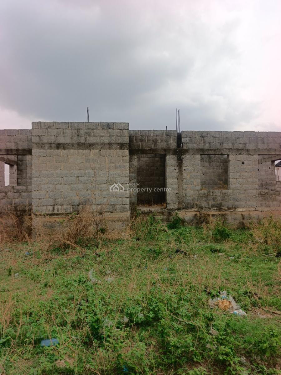 5 Bedroom Fully Detached Duplex Carcass, Sabon Lugbe, Lugbe District, Abuja, Detached Duplex for Sale