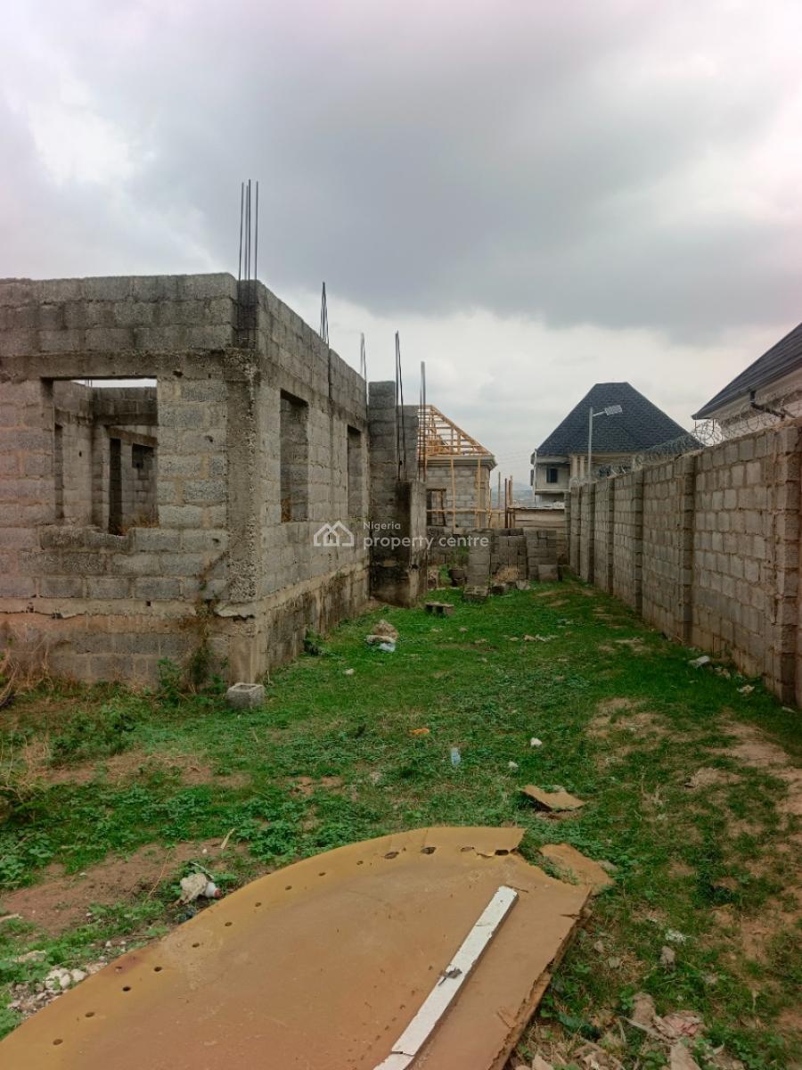 5 Bedroom Fully Detached Duplex Carcass, Sabon Lugbe, Lugbe District, Abuja, Detached Duplex for Sale
