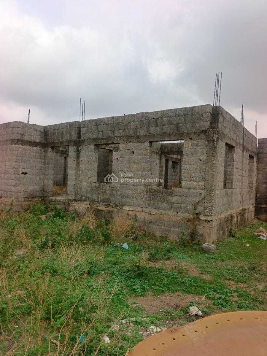 5 Bedroom Fully Detached Duplex Carcass, Sabon Lugbe, Lugbe District, Abuja, Detached Duplex for Sale