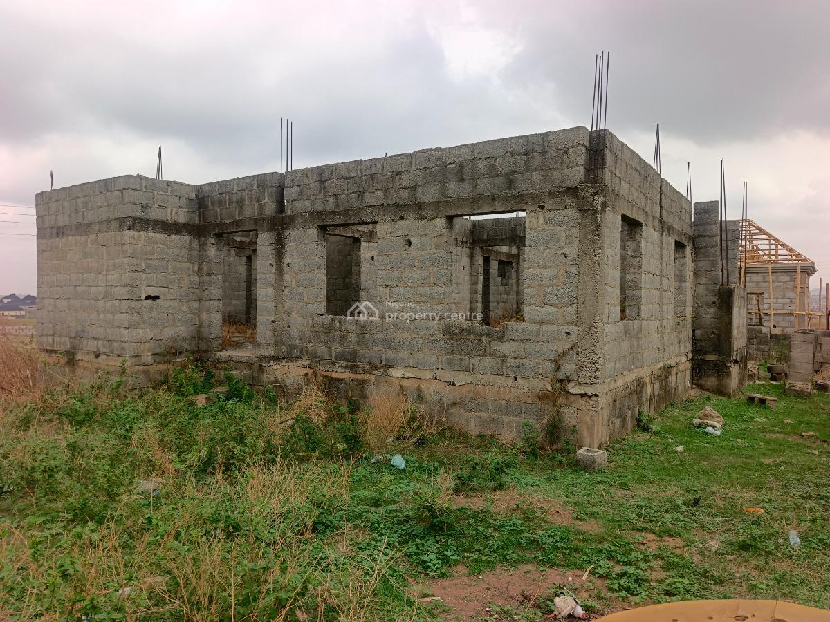 5 Bedroom Fully Detached Duplex Carcass, Sabon Lugbe, Lugbe District, Abuja, Detached Duplex for Sale