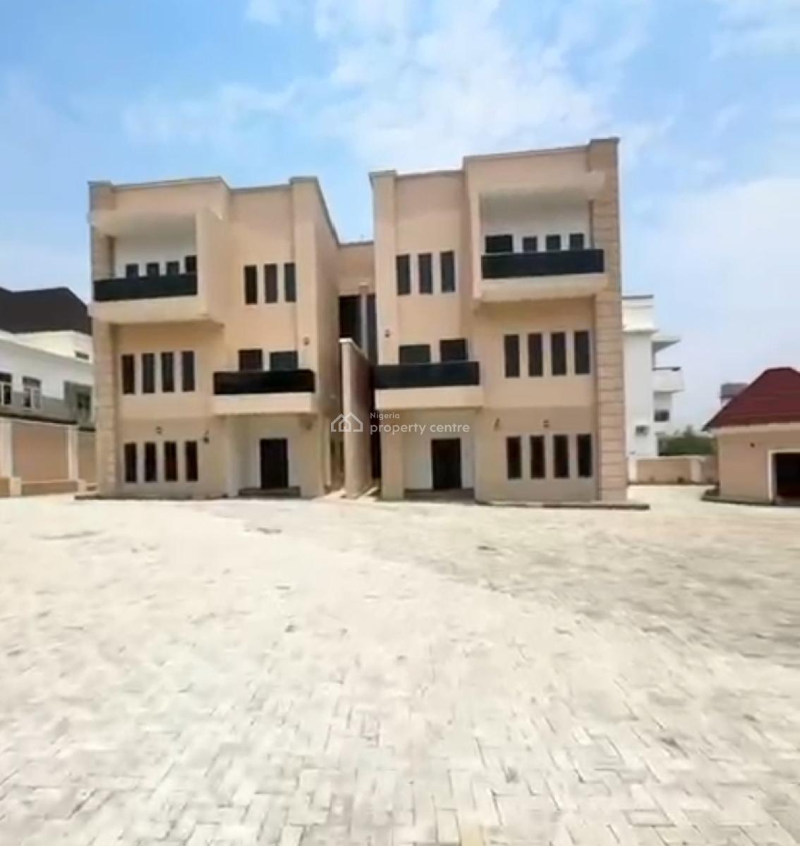 Newly Built Well Finished 4 Bedroom Semi Detached Duplex, Guzape District, Abuja, Semi-detached Duplex for Rent