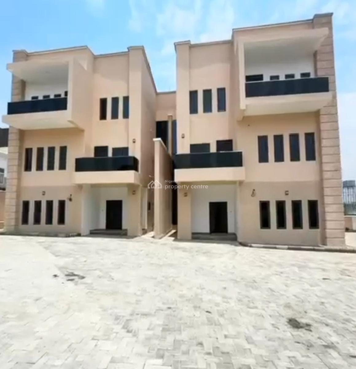 Newly Built Well Finished 4 Bedroom Semi Detached Duplex, Guzape District, Abuja, Semi-detached Duplex for Rent