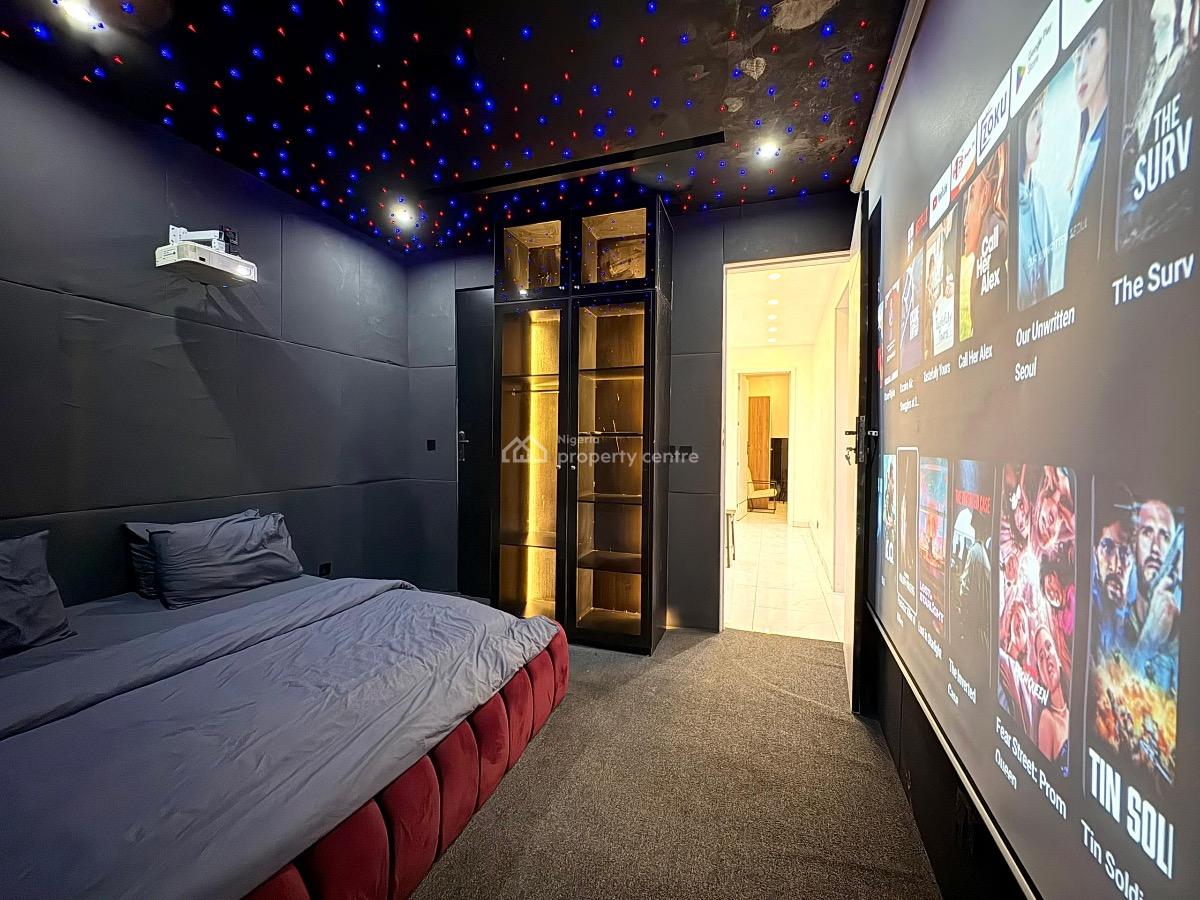 Luxuriously Furnished 3 Bedroom Apartment with Cinema, Lekki Phase 1, Lekki, Lagos, Flat / Apartment for Rent