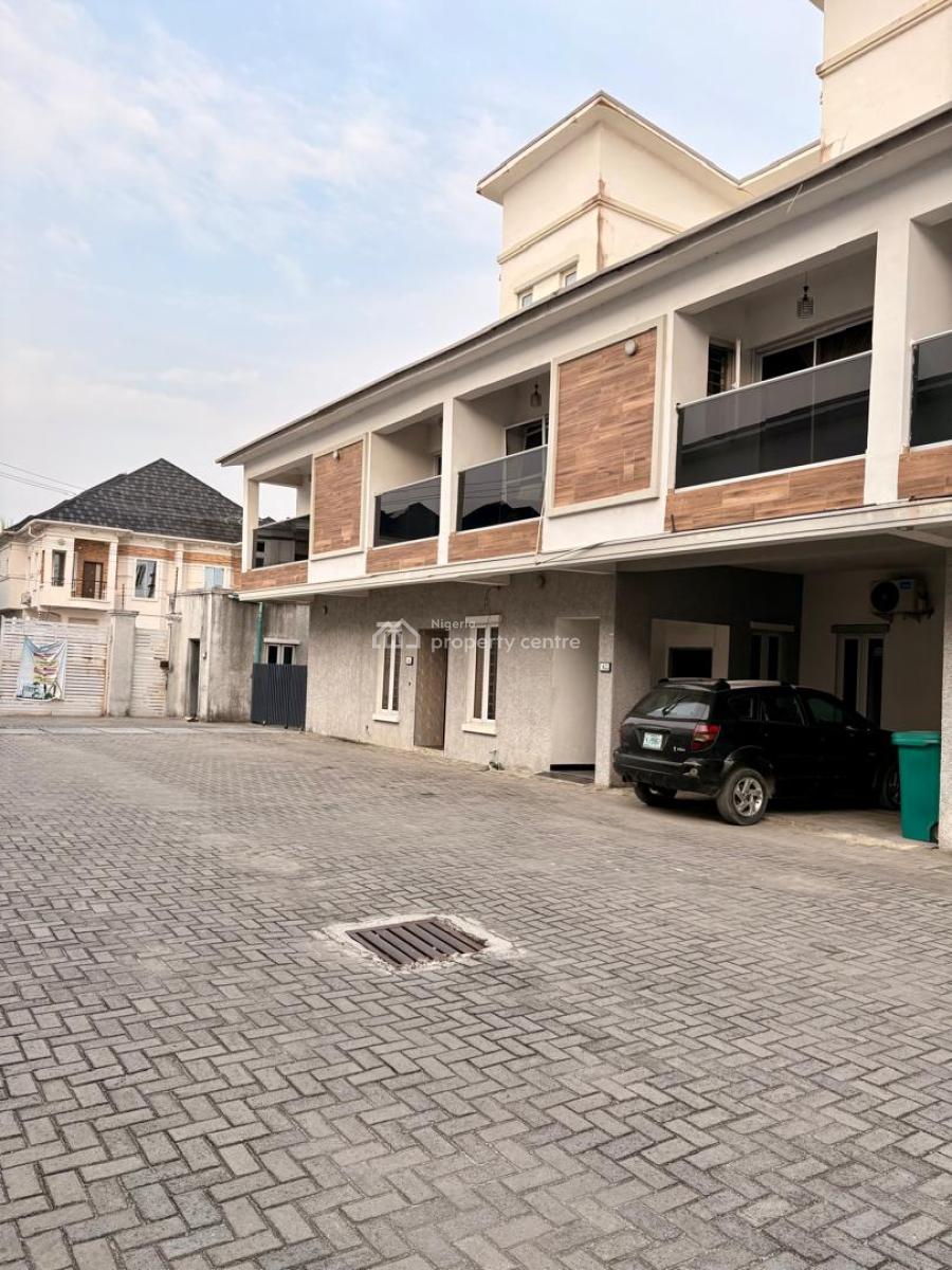 Very Spacious 4-bedroom Terraced Duplex with B/q, Orchid Road, Lekki, Lagos, Terraced Duplex for Rent