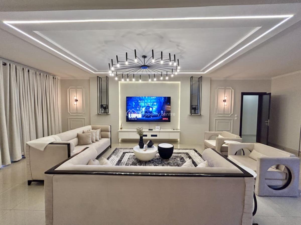 Luxury Fully Furnished 3 Bedroom Waterfront Apartment, Off Banana Island Road, Ikoyi, Lagos, Flat / Apartment for Rent