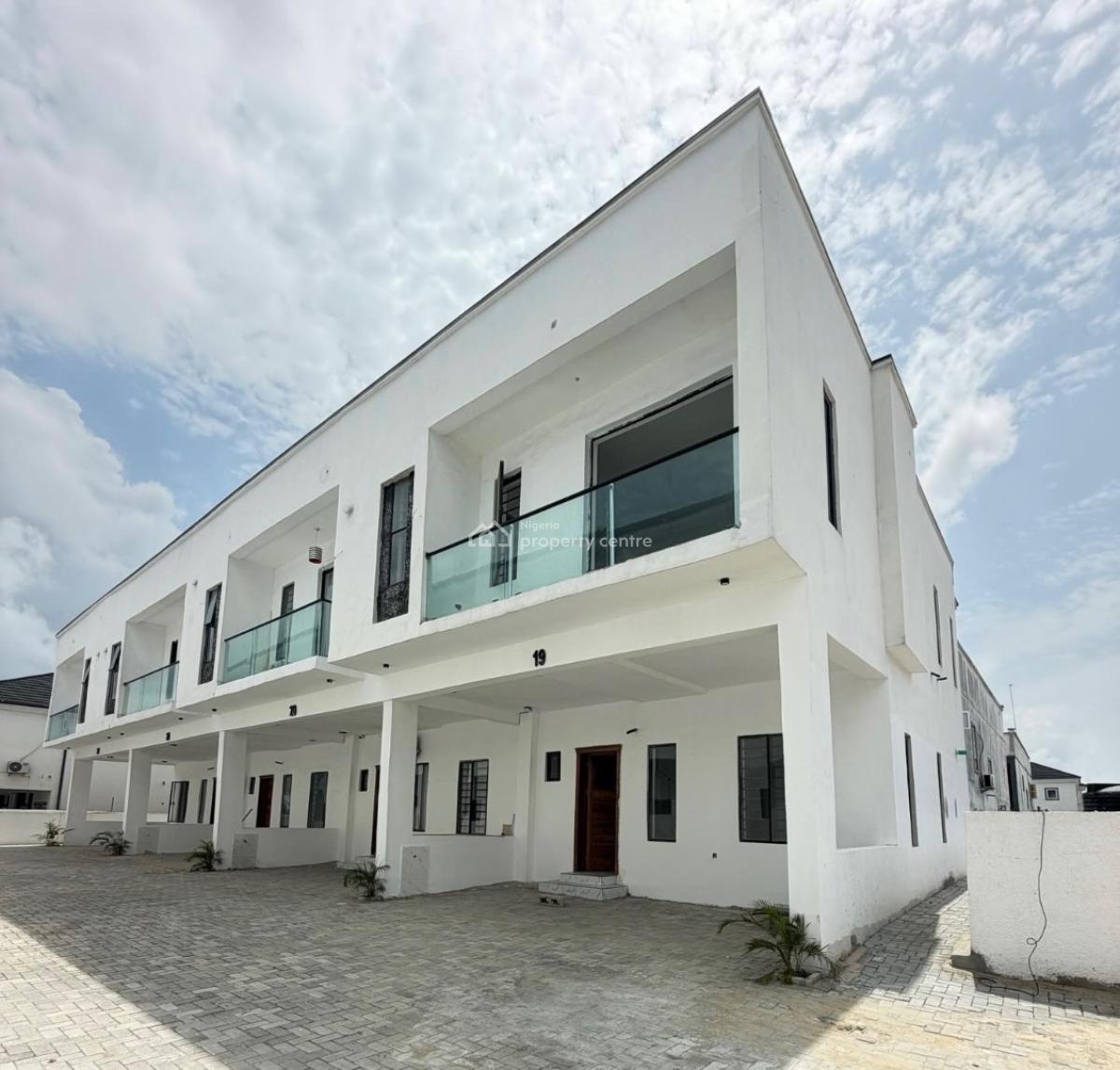 Contemporary 4 Bedroom Terrace Duplex with Bq, Orchid, Lekki, Lagos, Terraced Duplex for Sale