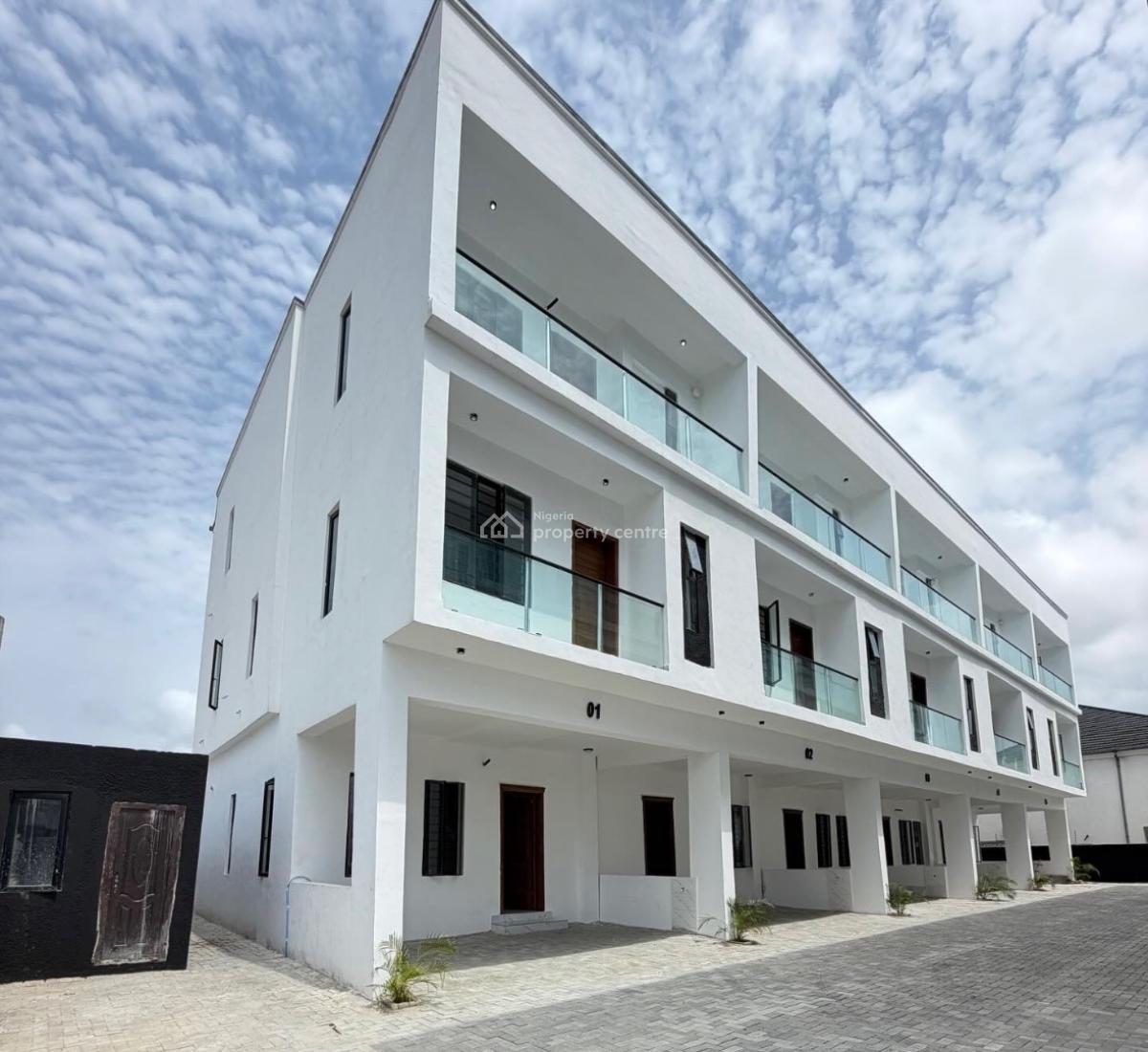 Lovely 4 Bedroom Terrace Duplex with Bq, Orchid, Lekki, Lagos, Terraced Duplex for Sale