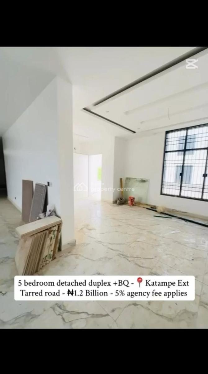 5 Bedroom Detached Duplex, Bq,, Katampe Extension, Katampe, Abuja, Detached Duplex for Sale