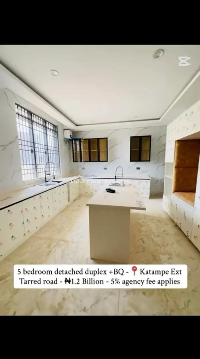 5 Bedroom Detached Duplex, Bq,, Katampe Extension, Katampe, Abuja, Detached Duplex for Sale