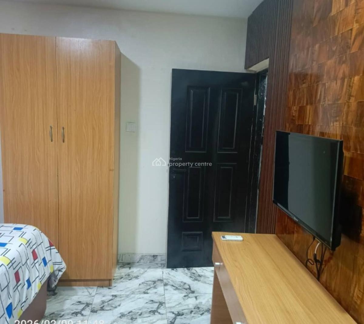 Fully Furnished Service One Room Self Contained, Omole Phase 1, Ikeja, Lagos, Flat / Apartment for Rent