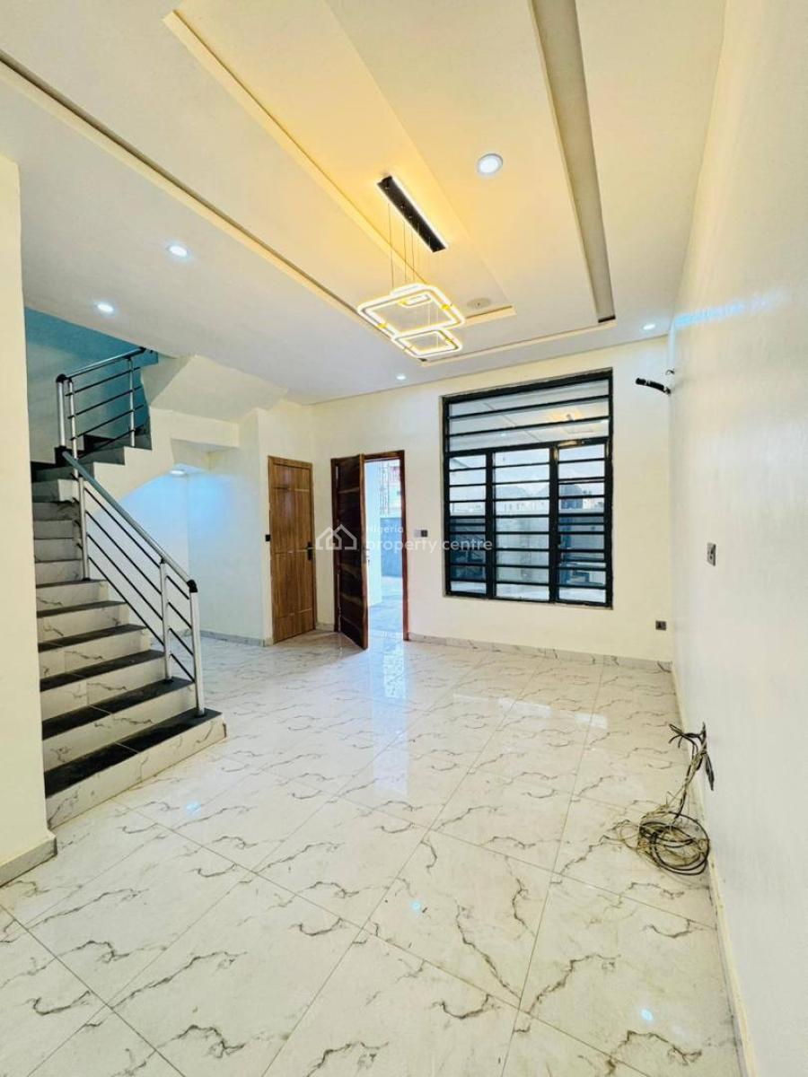 Luxury 3bedroom Terrace with Inverter, Inside a Gated Estate with Solar Inverter, Ajah, Lagos, Terraced Duplex for Rent