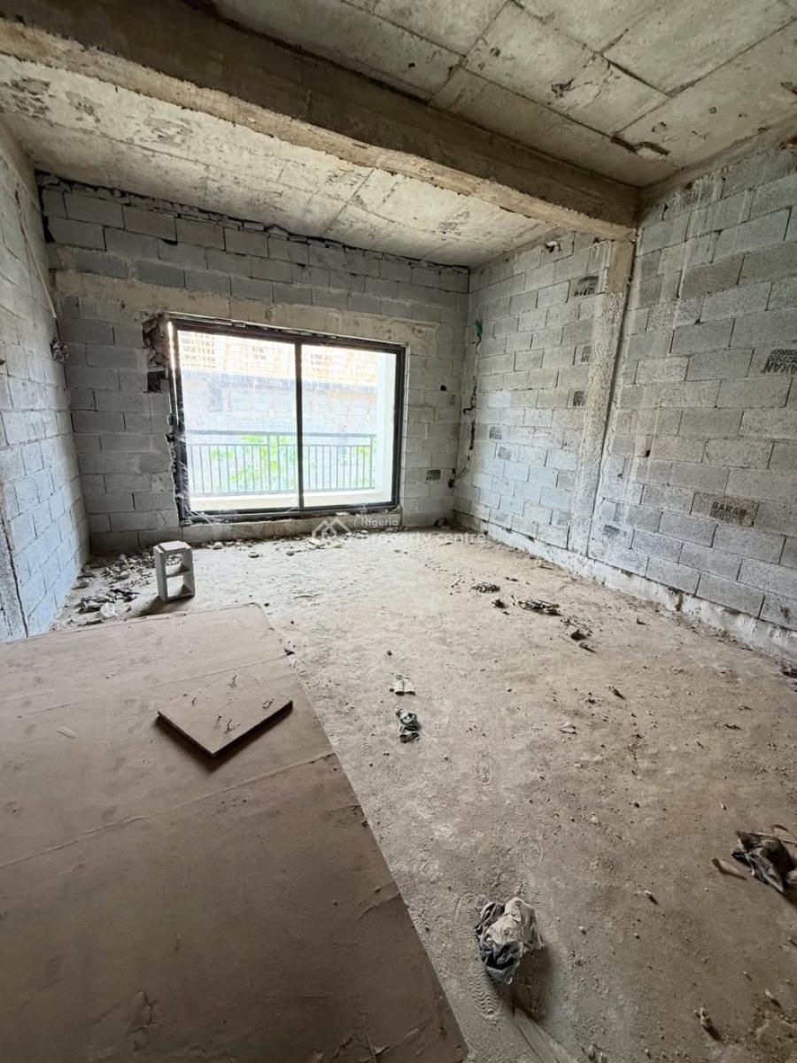 4-bedroom Semi-detached Duplex with Bq (semi Finished), Wuye, Abuja, Semi-detached Duplex for Sale