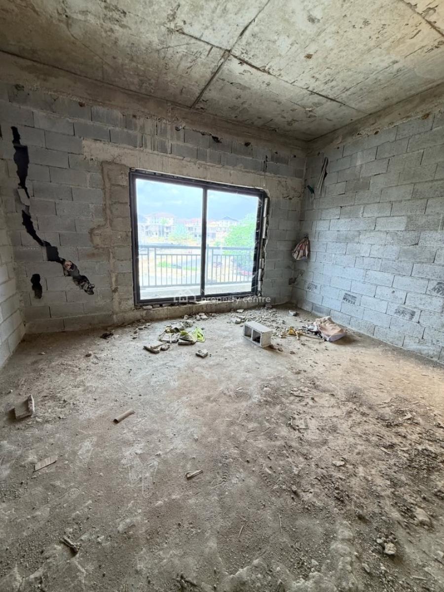 4-bedroom Semi-detached Duplex with Bq (semi Finished), Wuye, Abuja, Semi-detached Duplex for Sale