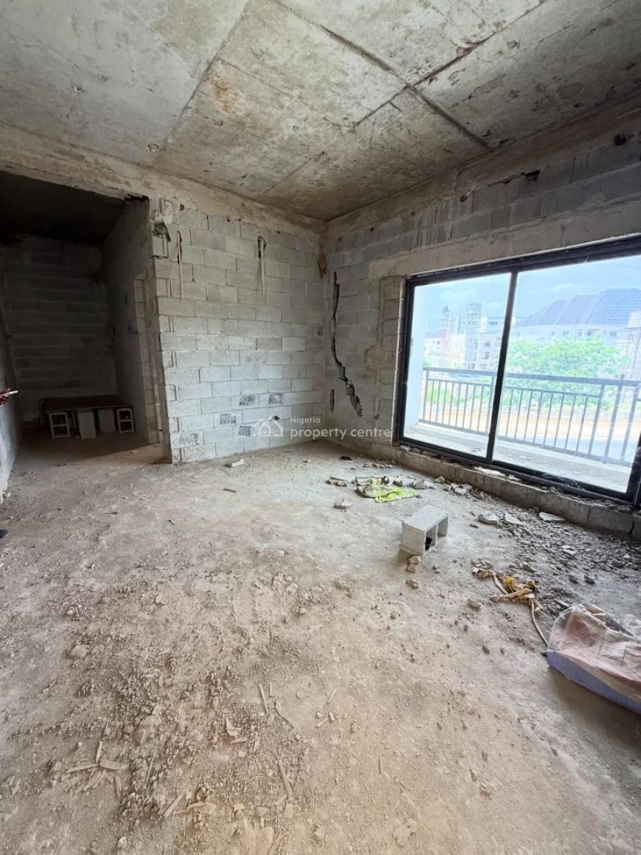 4-bedroom Semi-detached Duplex with Bq (semi Finished), Wuye, Abuja, Semi-detached Duplex for Sale