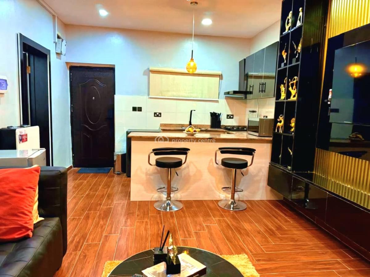 1 Bedroom Apartment with Housekeeping and Laundry Facilities, 2 Car Park Space,cctv Cameras and 2 Available Staff, Ikate, Lekki, Lagos, Flat / Apartment Short Let