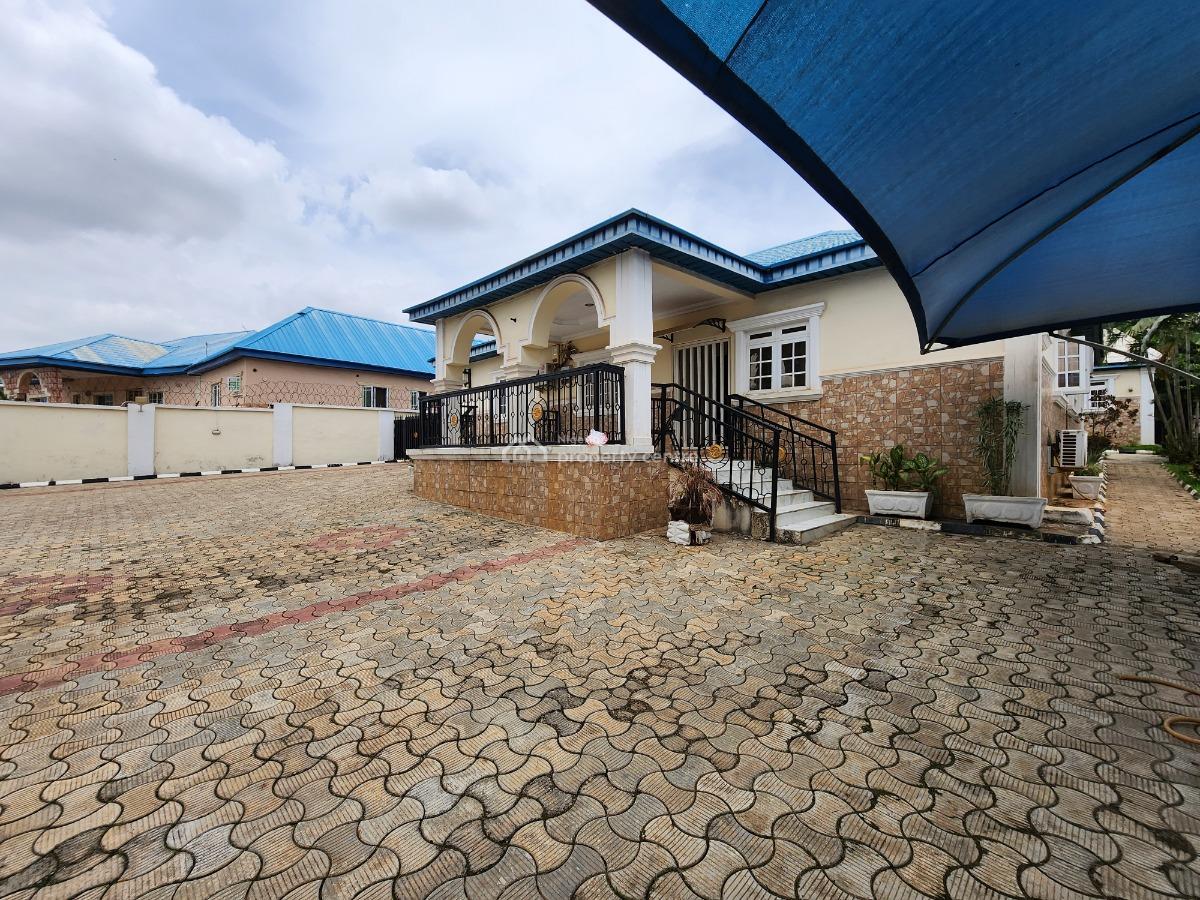 Very Spacious and Beautiful 3 Bedroom Detached Bungalow with 2 Bedroom, Valencia Garden Estate, Galadimawa, Abuja, Detached Bungalow for Rent