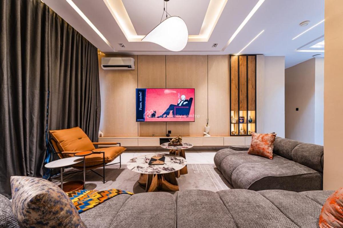 Luxury 2bedroom Apartment with Housekeeping and Elevator, Alexa,gymnasium,indoor Games,ps5, Lekki Phase 1, Lekki, Lagos, Flat / Apartment Short Let