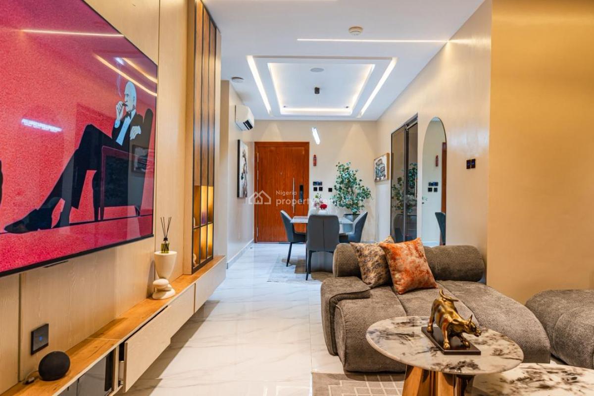 Luxury 2bedroom Apartment with Housekeeping and Elevator, Alexa,gymnasium,indoor Games,ps5, Lekki Phase 1, Lekki, Lagos, Flat / Apartment Short Let