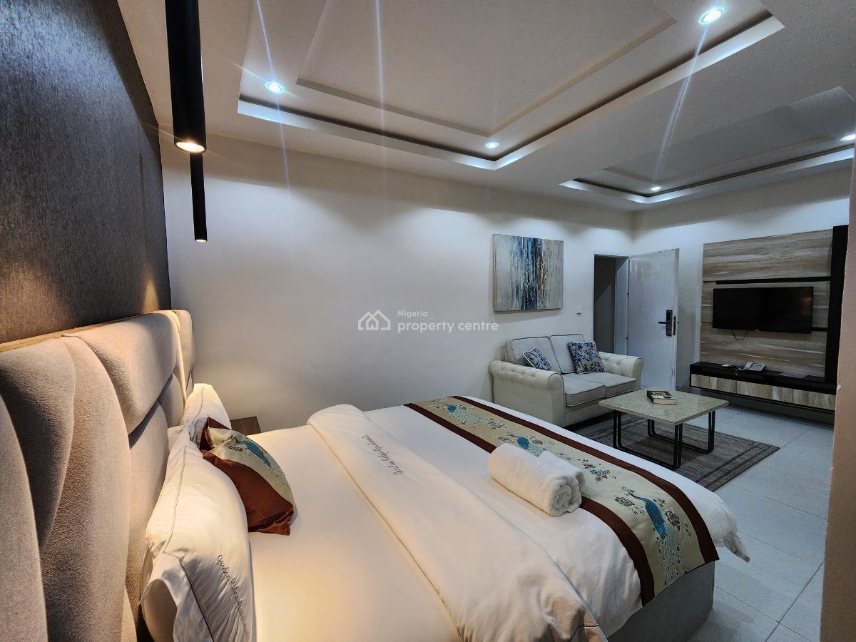 Brand New, Fully Furnished and Serviced Luxury Studio Apartment, Ebitu Ukiwe Street, Jabi, Abuja, Self Contain (single Rooms) Short Let