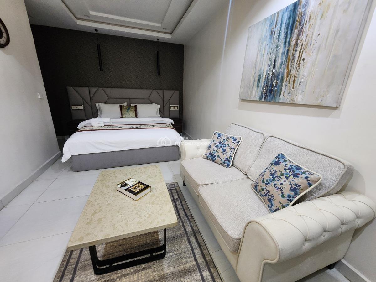 Brand New, Fully Furnished and Serviced Luxury Studio Apartment, Ebitu Ukiwe Street, Jabi, Abuja, Self Contain (single Rooms) Short Let