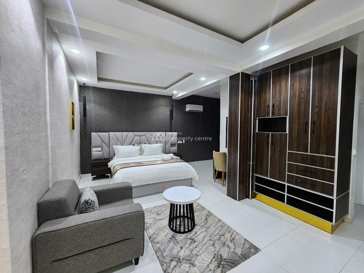 Brand New, Fully Furnished and Serviced Luxury One Bedroom Apartment, Ebitu Ukiwe Street, Jabi, Abuja, Mini Flat (room and Parlour) Short Let