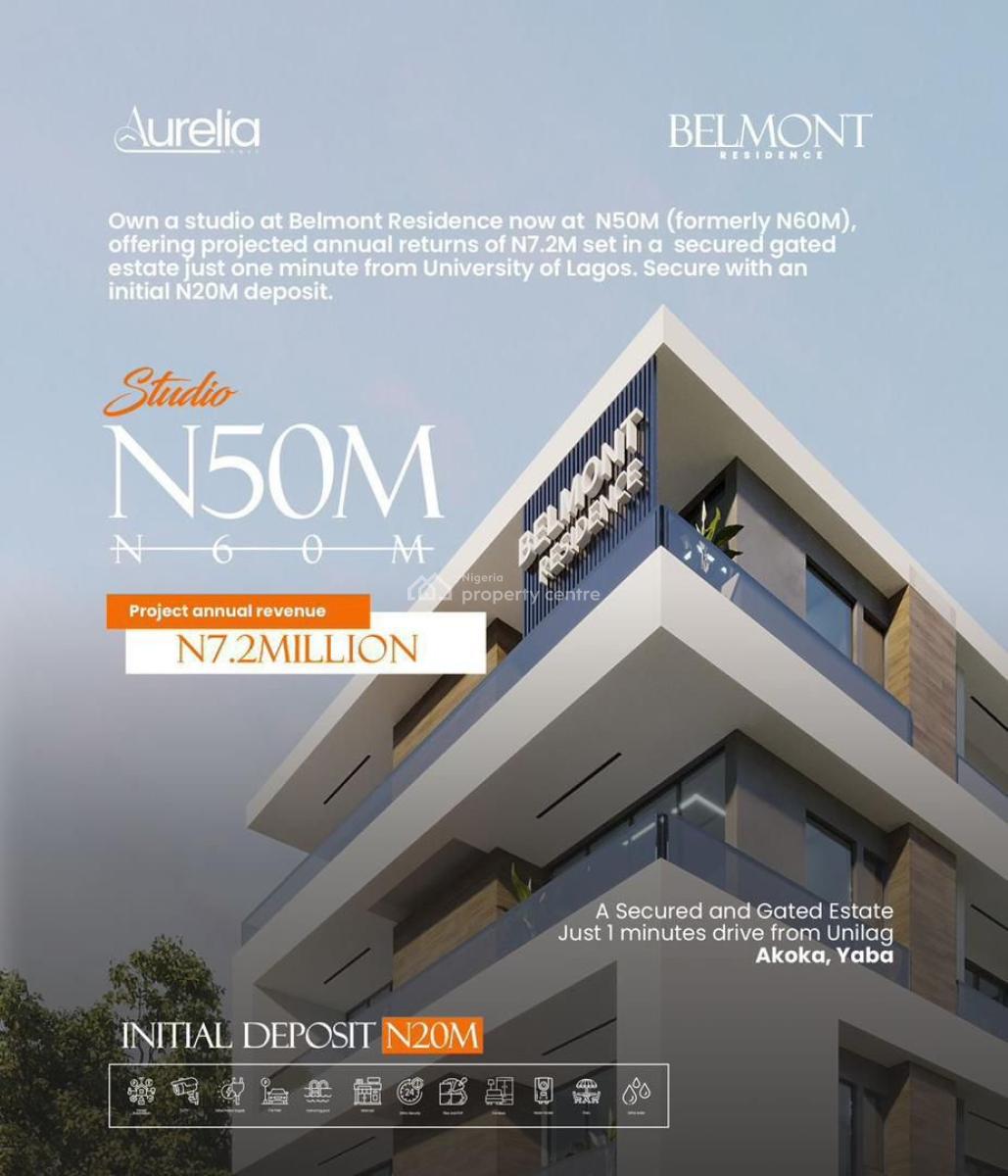 One Bedroom Apartment Nestled, Akoka, Akoka, Yaba, Lagos, Block of Flats for Sale