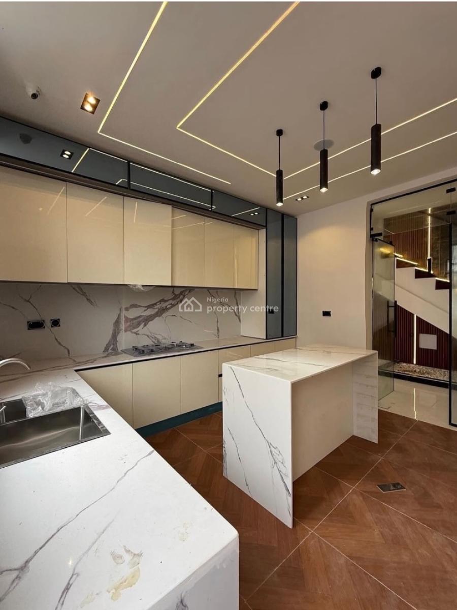 Contemporary 5 Bedroom Detached Duplex with Bq, Chevron, Lekki, Lagos, Detached Duplex for Sale