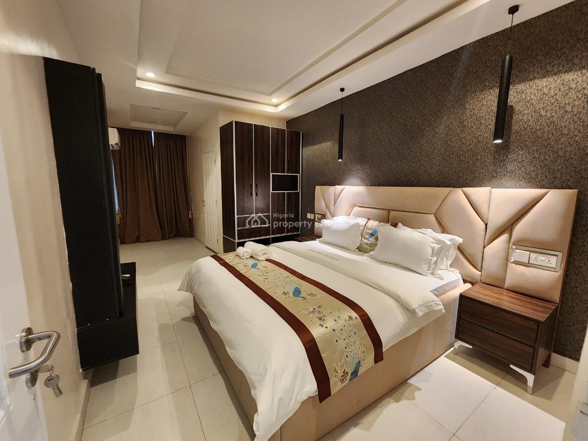 Brand New, Fully Furnished and Serviced Luxury Two Bedroom Apartment, Ebitu Ukiwe Street, Jabi, Abuja, Flat / Apartment Short Let