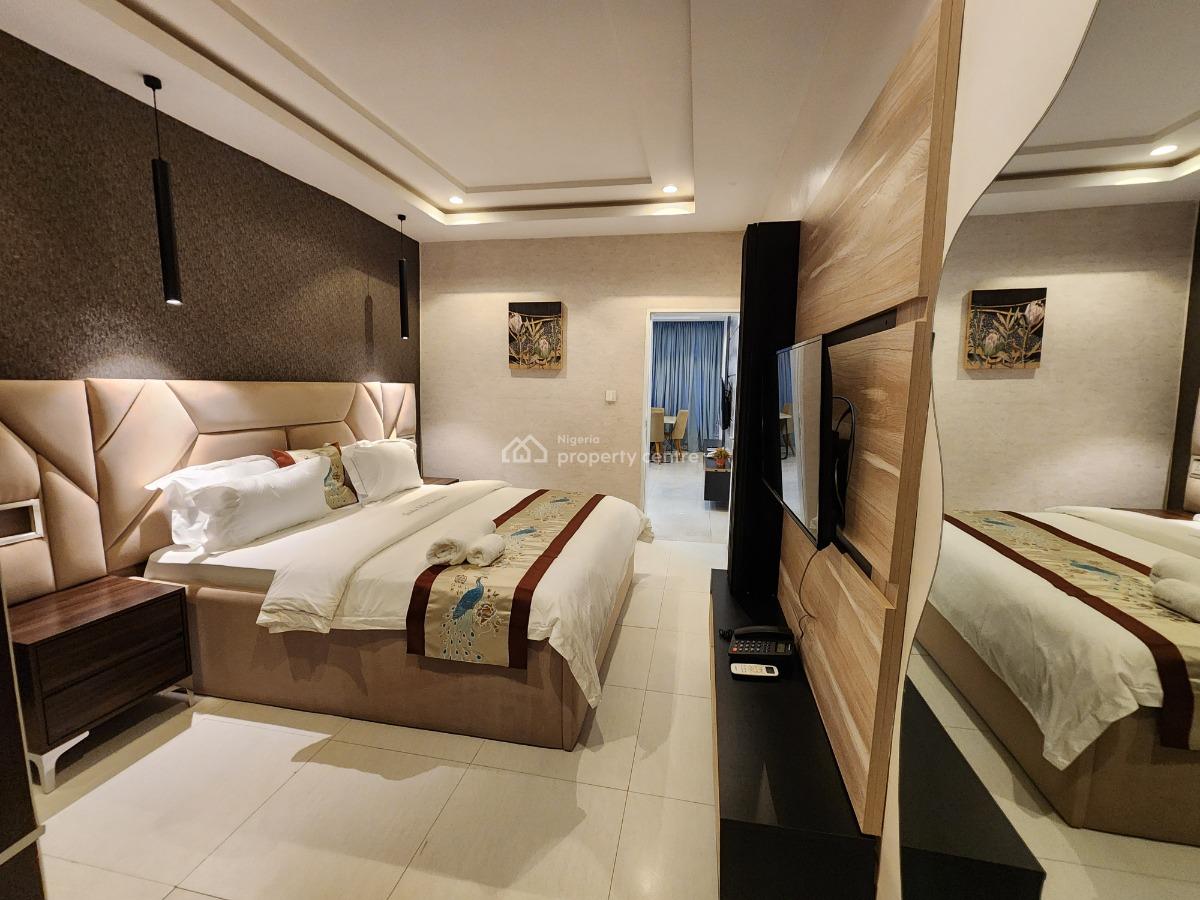 Brand New, Fully Furnished and Serviced Luxury Two Bedroom Apartment, Ebitu Ukiwe Street, Jabi, Abuja, Flat / Apartment Short Let