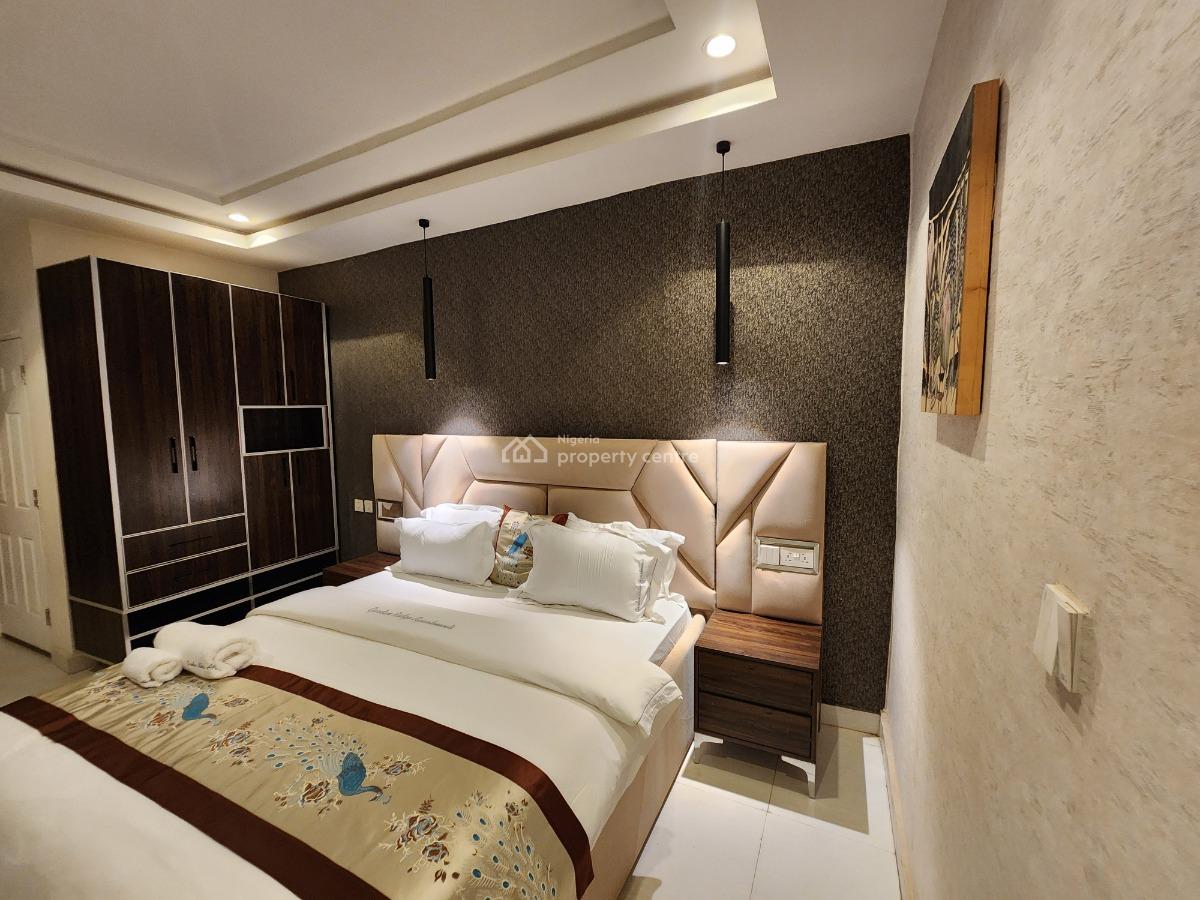 Brand New, Fully Furnished and Serviced Luxury Two Bedroom Apartment, Ebitu Ukiwe Street, Jabi, Abuja, Flat / Apartment Short Let