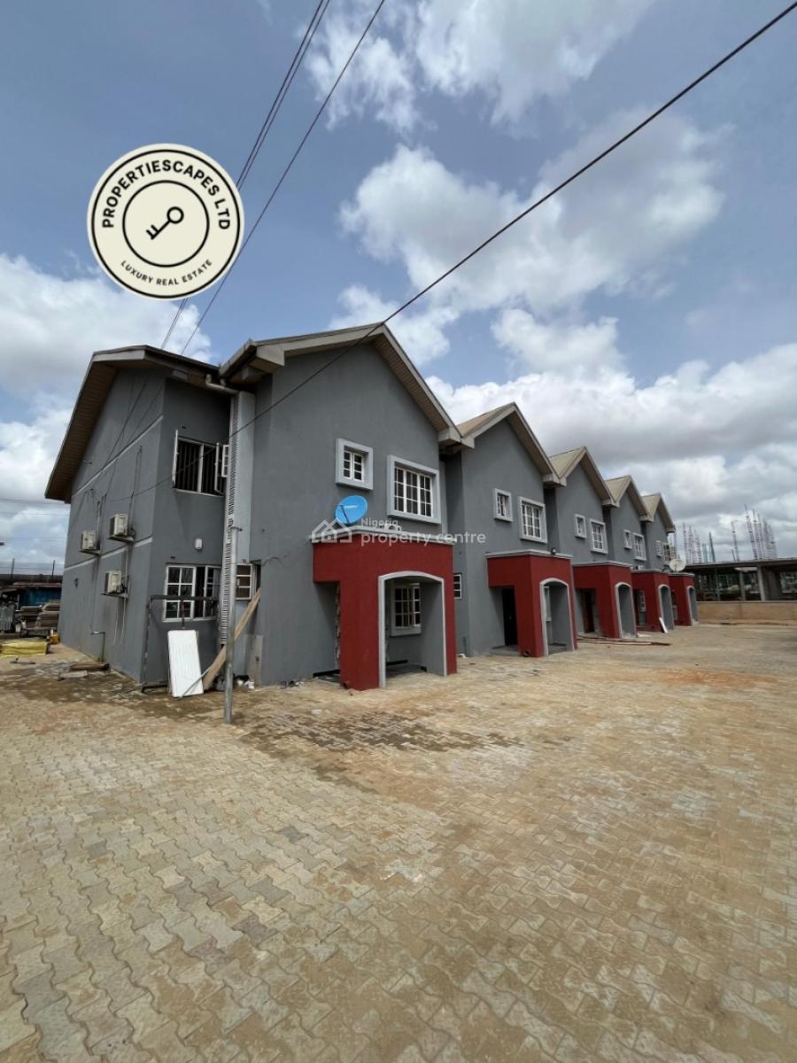 Contemporarily Built  *fully Furnished 4-bedroom Townhouse with Bq, Gbagada, Lagos, House for Sale