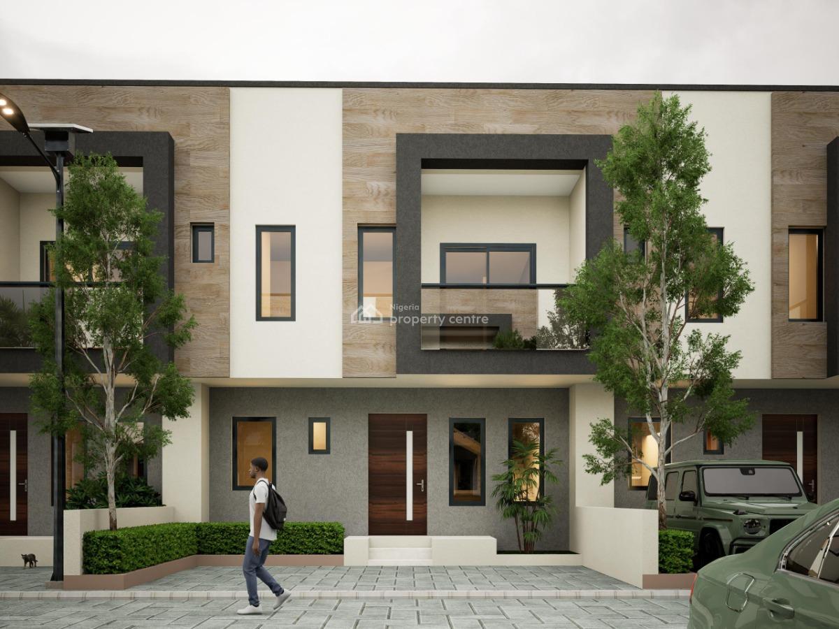Ongoing Project of 2 Bedrooms Terrace House with Bq, Idera Scheme Ibejulekki, Lekki, Lagos, Terraced Duplex for Sale