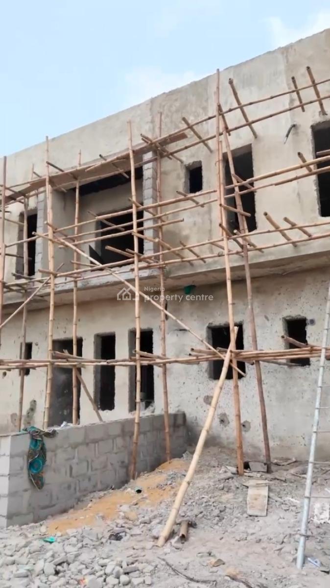 Ongoing Project of 2 Bedrooms Terrace House with Bq, Idera Scheme Ibejulekki, Lekki, Lagos, Terraced Duplex for Sale