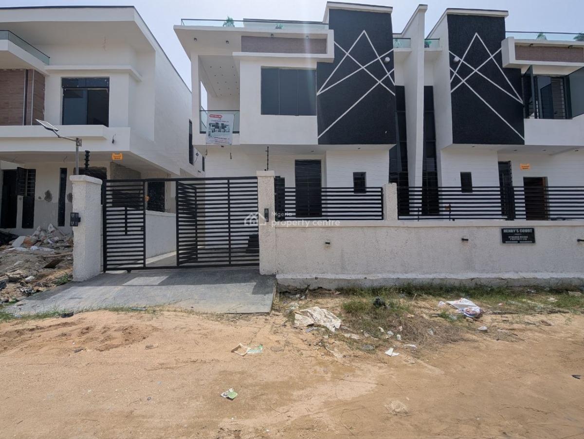 Newly Built 4 Bedroom Semi Detached Duplex with Bq, Genesis Court 3, General Paint, Ajah, Lagos, Semi-detached Duplex for Sale