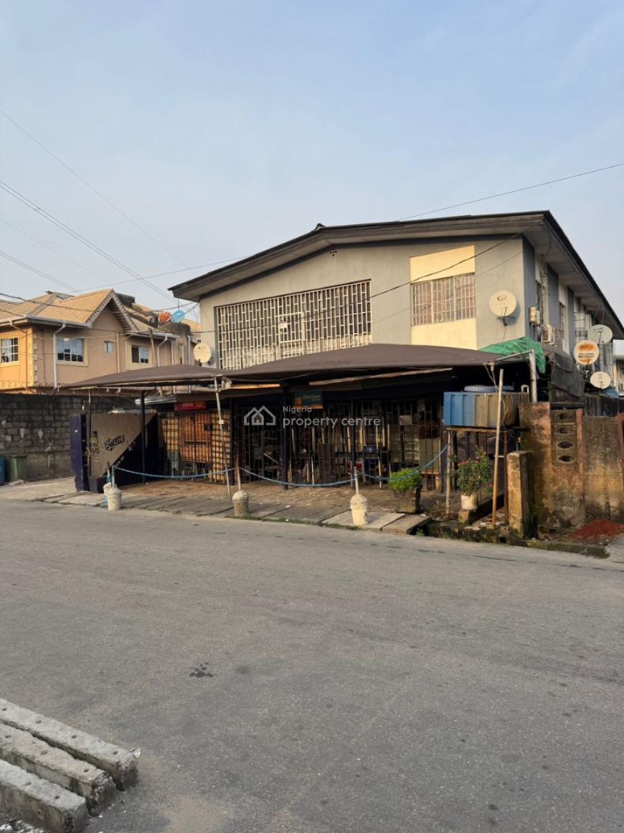 a Block of 4 Flats of 3 Bedrooms Each with Good Parking Space, Off Adetola, Aguda, Surulere, Lagos, House for Sale