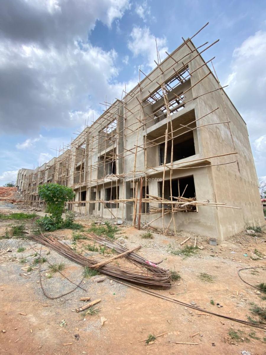 Ongoing Project: a Spacious 4 Bedroom Terraced Triplex in a Mini Court, Ikolaba Gra, Agodi Drive, Beside 24/7 Option, Ibadan, Oyo, House for Sale