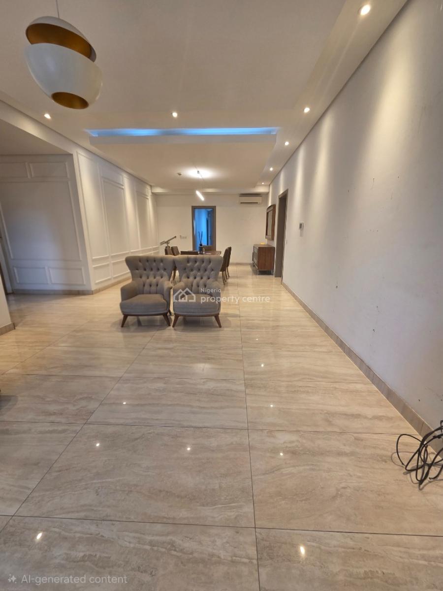 a Tastefully  Finished and Serviced  3 Bedroom  Apartment with a Room, Victoria Island (vi), Lagos, Flat / Apartment for Rent