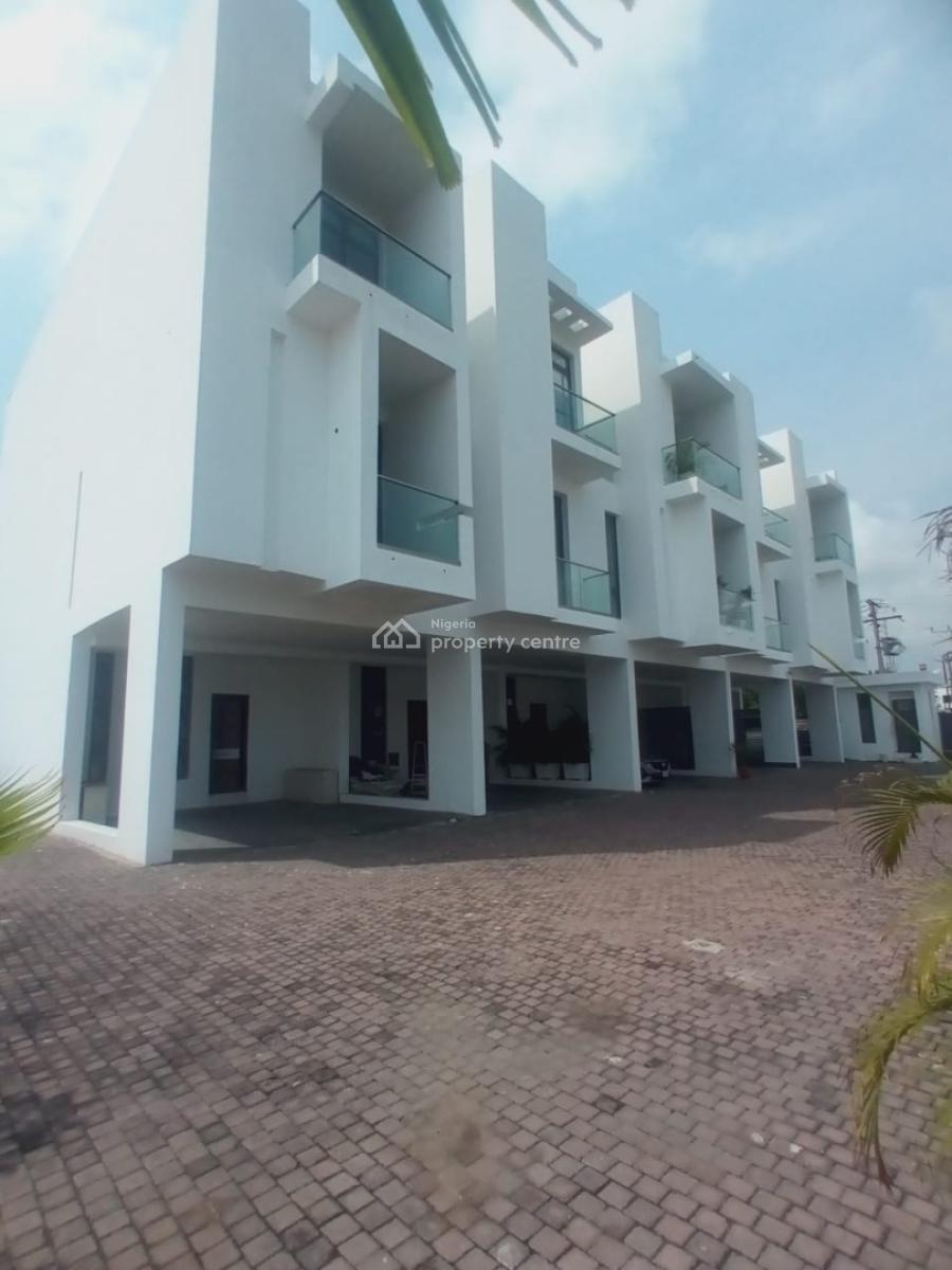 4 Bedroom Terraced Duplex with Bq & Swimming Pool, Right, Lekki Phase 1, Lekki, Lagos, Terraced Duplex for Sale