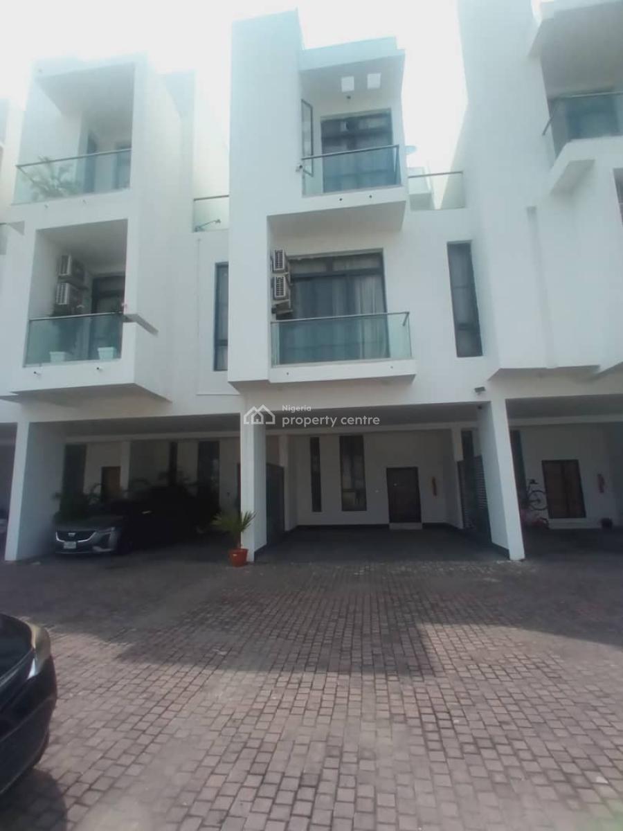4 Bedroom Terraced Duplex with Bq & Swimming Pool, Right, Lekki Phase 1, Lekki, Lagos, Terraced Duplex for Sale
