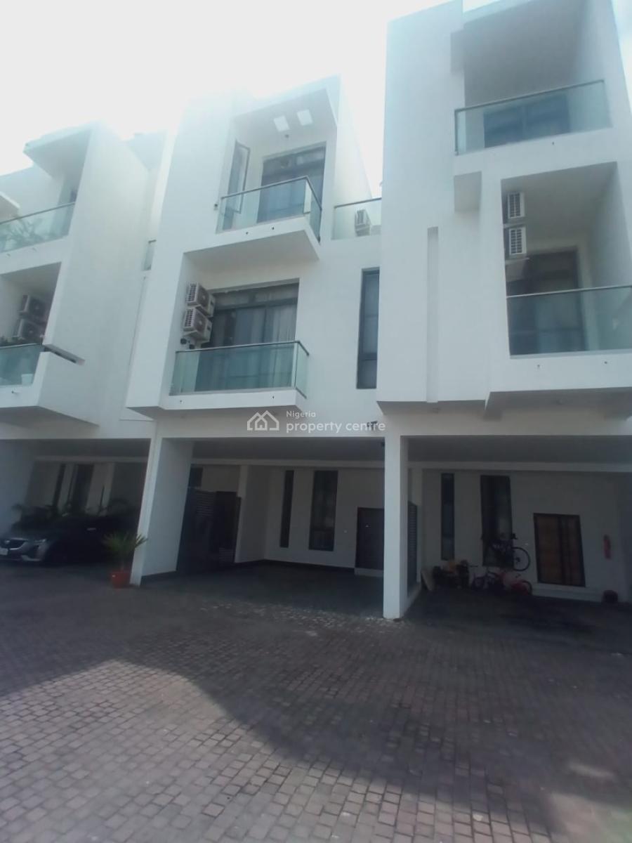 4 Bedroom Terraced Duplex with Bq & Swimming Pool, Right, Lekki Phase 1, Lekki, Lagos, Terraced Duplex for Sale