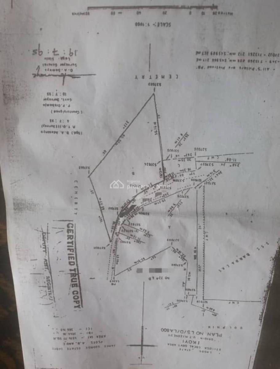 Size: 3944 Sqm, George Street, Ikoyi, Lagos, Land Joint Venture