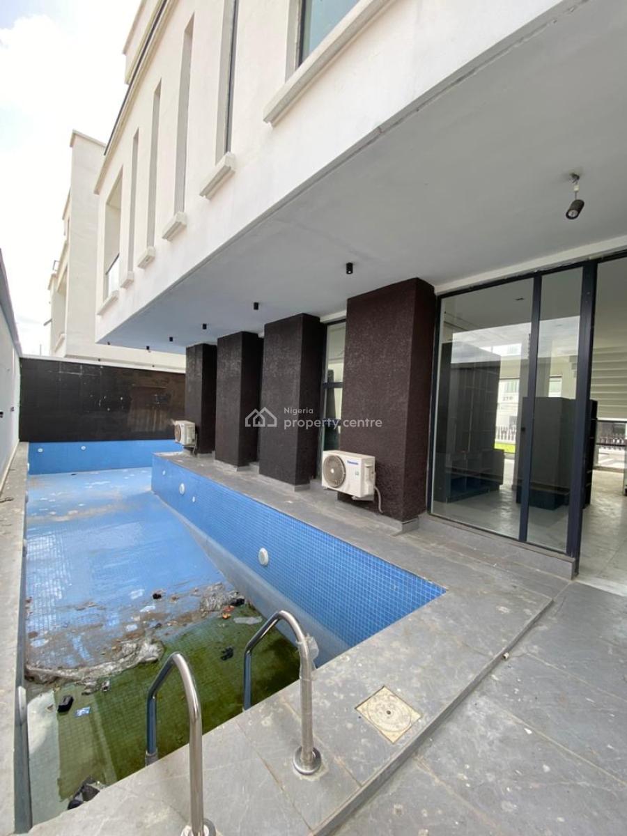 Exclusive Modern 5 Bedroom Detached Duplex with a Bq, Pool, & Cinema, Osapa, Lekki, Lagos, Detached Duplex for Sale