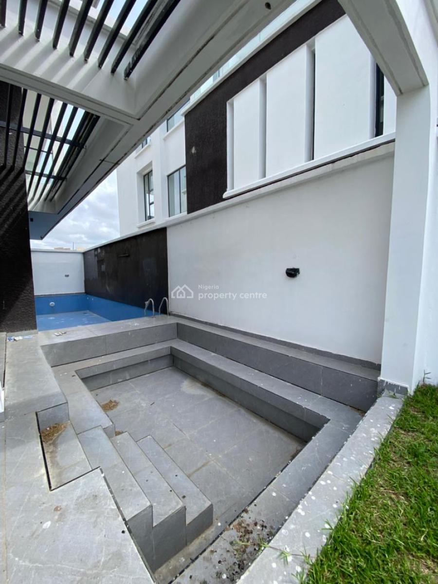 Exclusive Modern 5 Bedroom Detached Duplex with a Bq, Pool, & Cinema, Osapa, Lekki, Lagos, Detached Duplex for Sale
