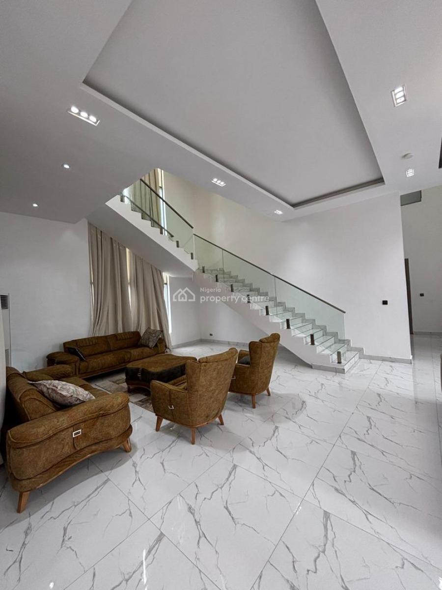 Exquisite 5 Bedrooms Duplex Fully Furnished with a Bq and a Pool, Osapa, Lekki, Lagos, Detached Duplex for Sale