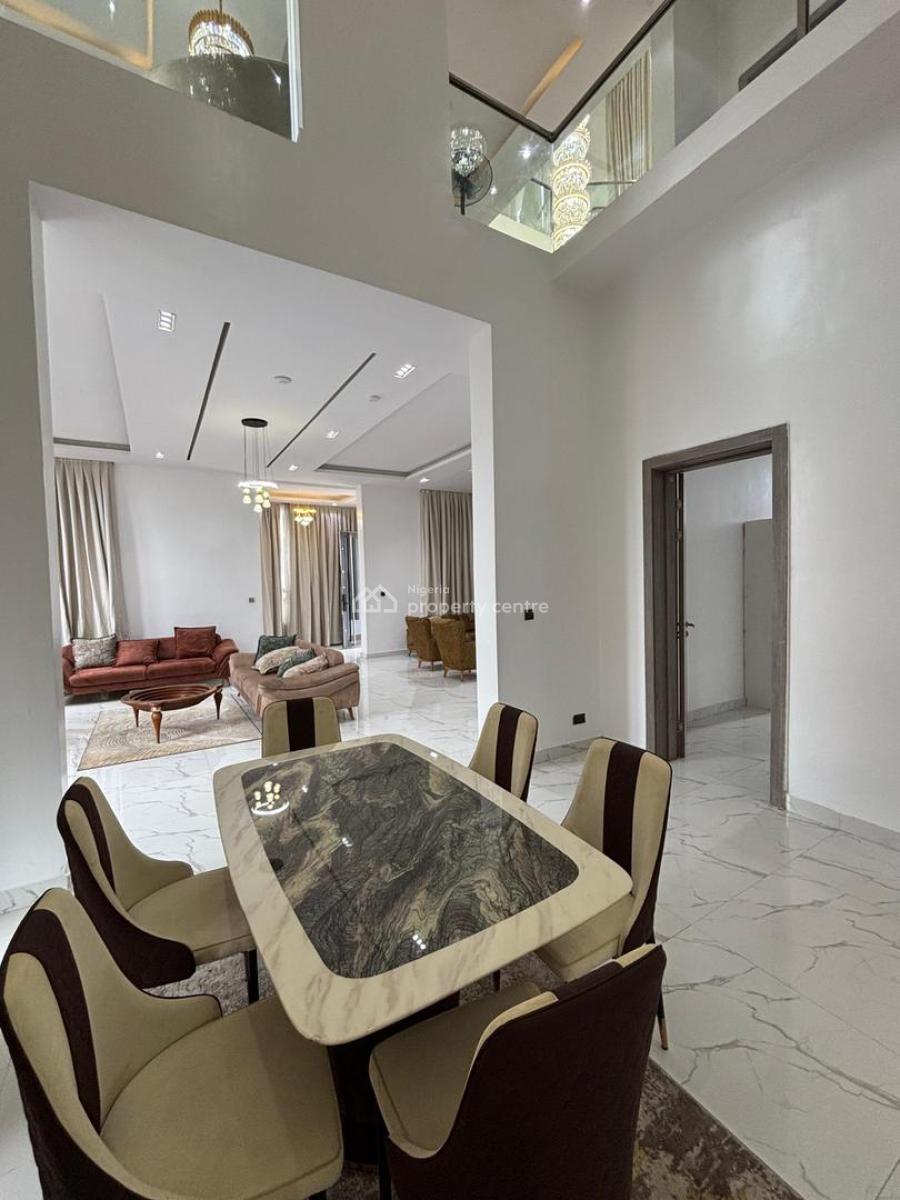 Exquisite 5 Bedrooms Duplex Fully Furnished with a Bq and a Pool, Osapa, Lekki, Lagos, Detached Duplex for Sale